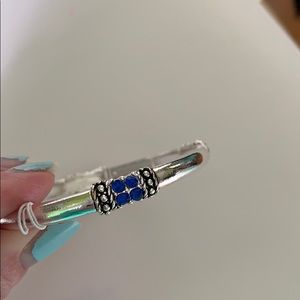 Periwinkle by Barlow bracelet w blue rhinestone